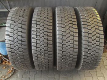 Opony ciężarowe używane 315-80R22.5 BIEŻNIKOWANA WZÓR DUNLOP 309806-0